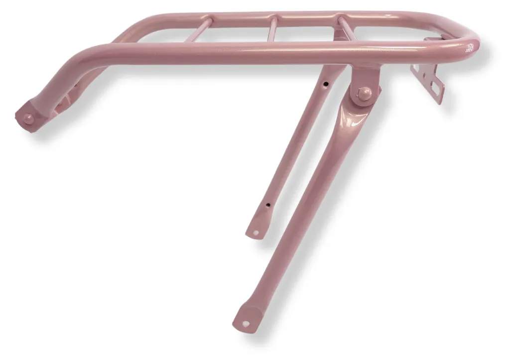 Porte-bébé vélo Bikefun 20 ergonomique, coloris acajou rose élégant