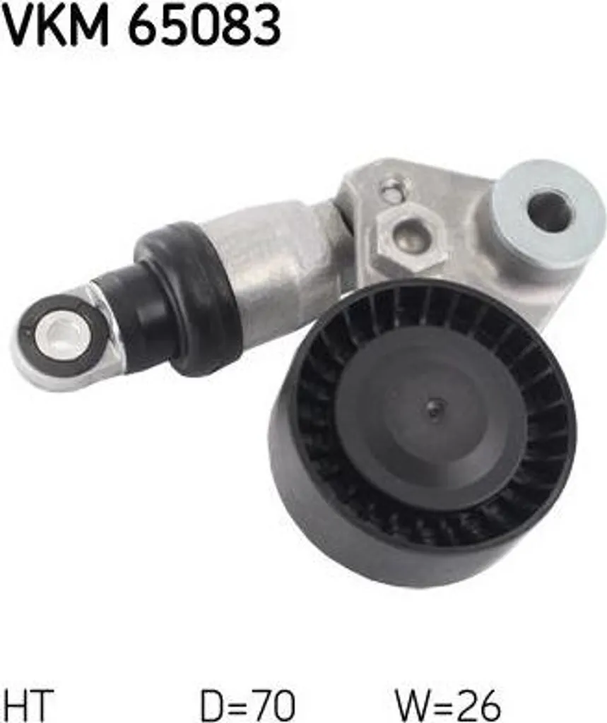 Rouleau tendeur courroie pour Santa Fe, Sorento, Sonata - SKF VKM 65083