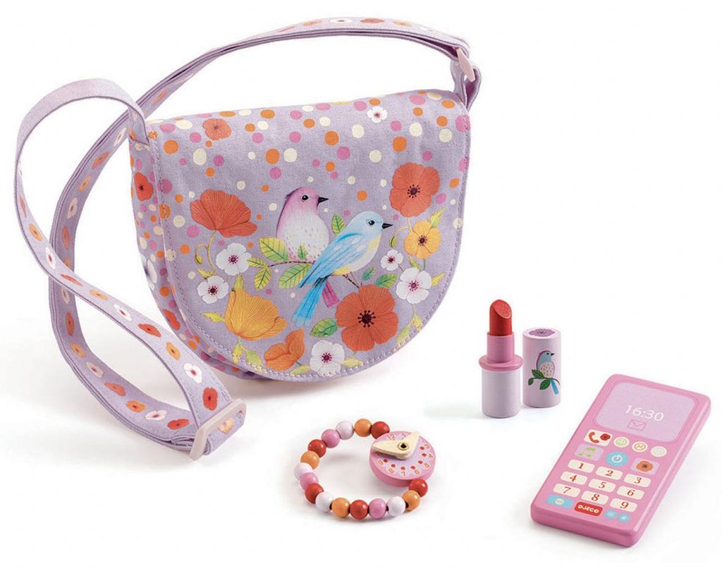 Djeco-Birdie's Tasche mit Zubehör