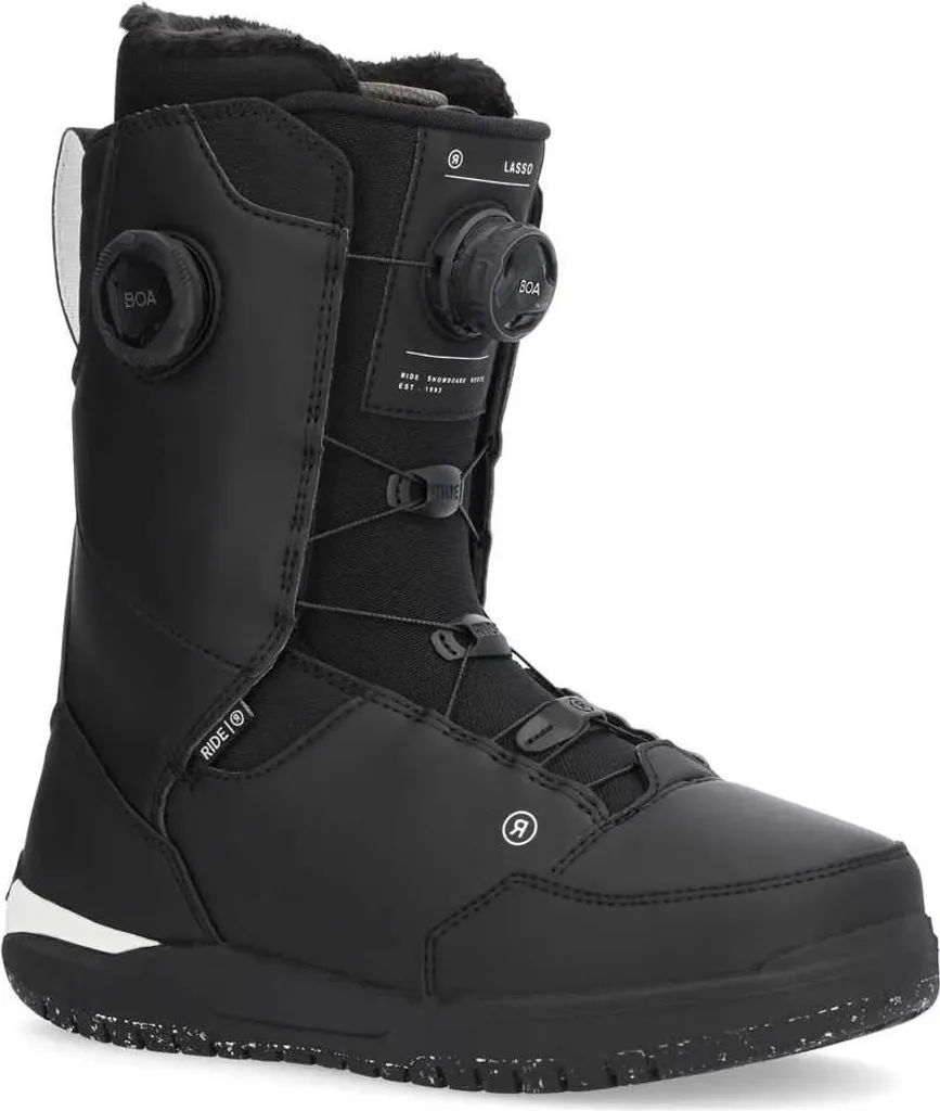 Ride Lasso Boots de Snowboard Noir 29.5 - Idéal pour Piste et Hors-Piste