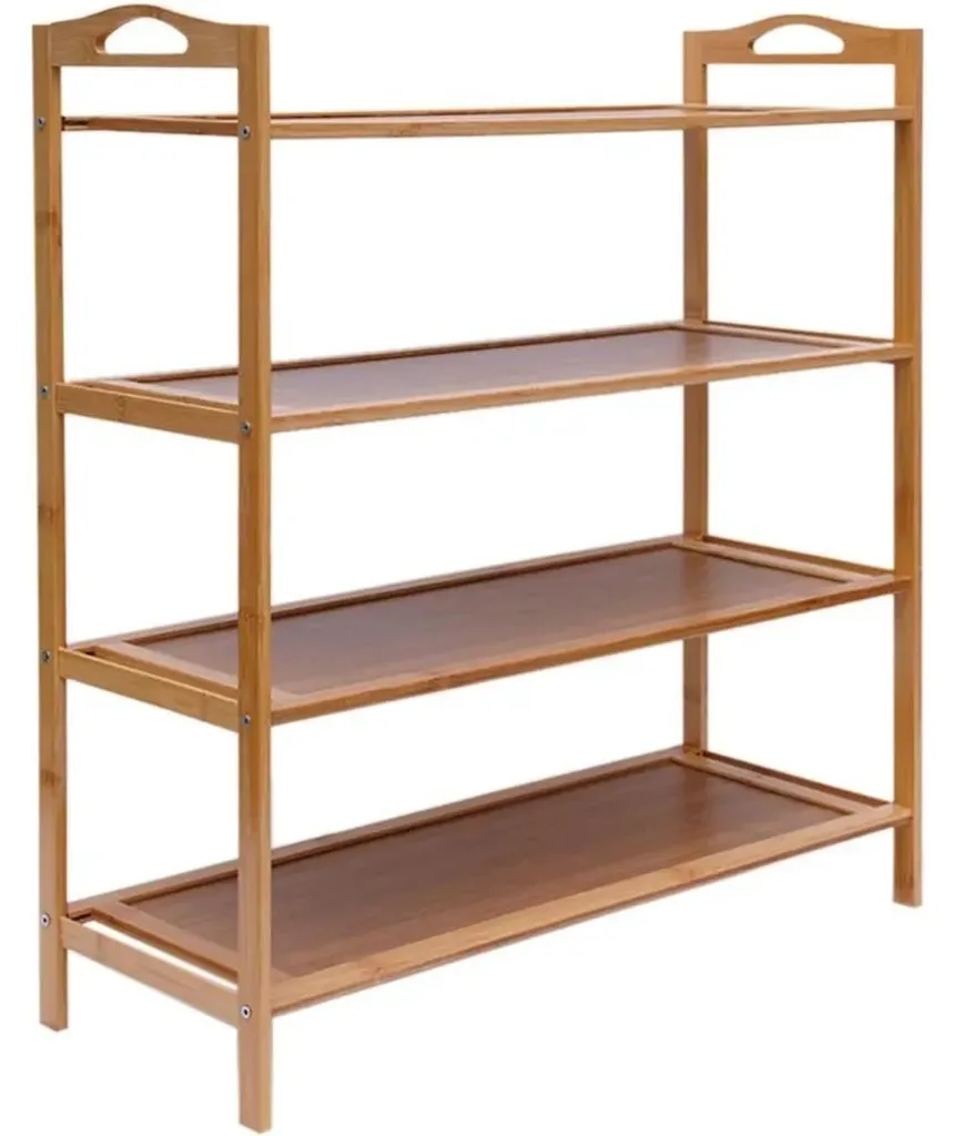 Rangement chaussures gain de place 4 étages pour entrée et couloir