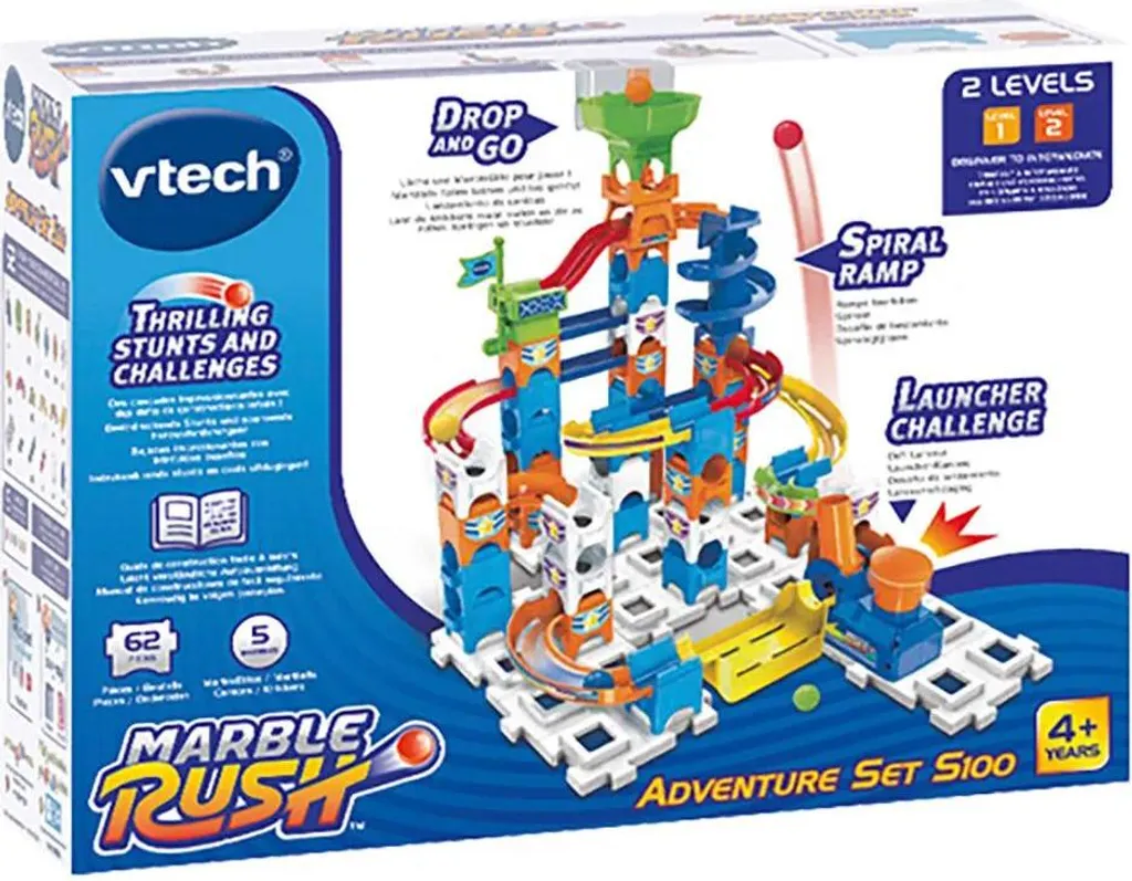 VTech Marble Rush S100 - Circuit de Billes Robuste et Facile à Monter - 16