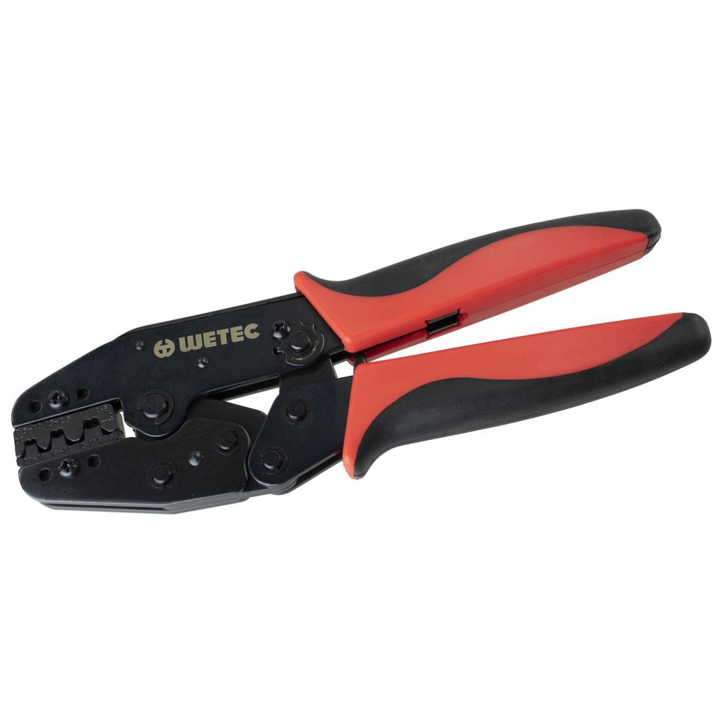 WETEC Presszange für unisolierte Kabelschuhe, 0,5-6,0 mm², ohne Positionierhilfe