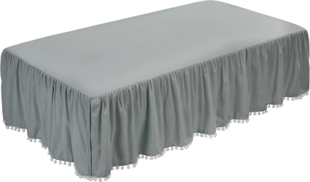 Plüsch Ball Rüschen Krippe Rock Kleinkind Einstellbare Elastische Bettwäsche Krippe Rüschen Bett Rock Baby Jungen Mädchen Bett Abdeckung