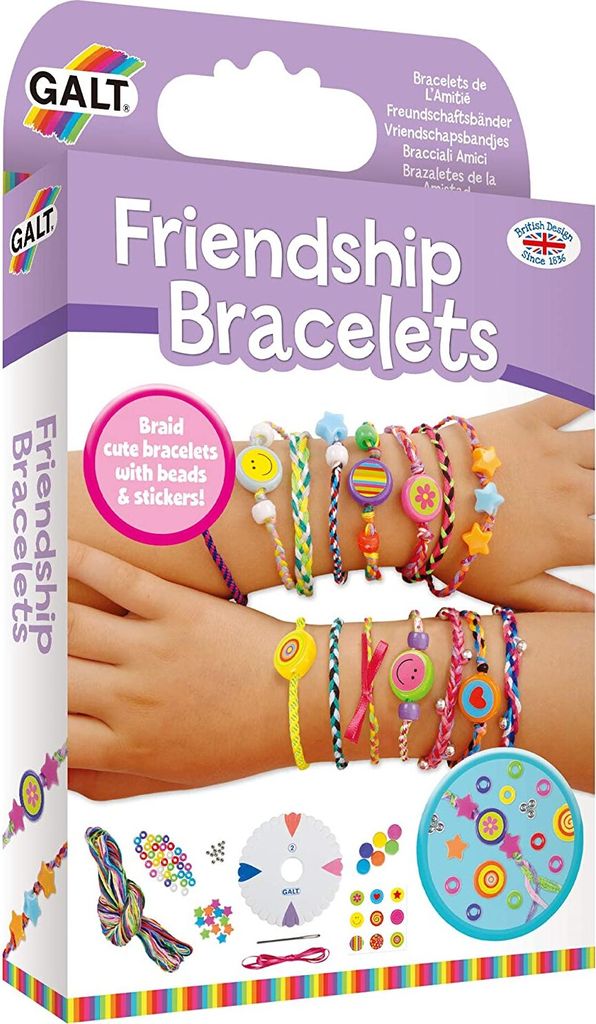 Galt Toys, Friendship Bracelets, Craft Kit for Kids, Ages 7 Years Plus