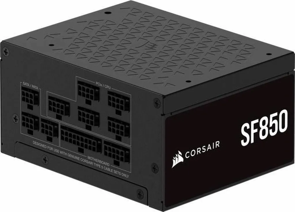 Alimentation PC Corsair 850W silencieuse et entièrement modulaire