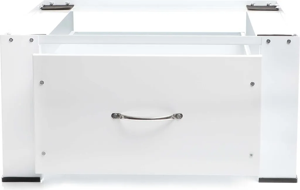 Socle Lave-linge avec Tiroir de Rangement Base Sèche-linge en Acier - 3