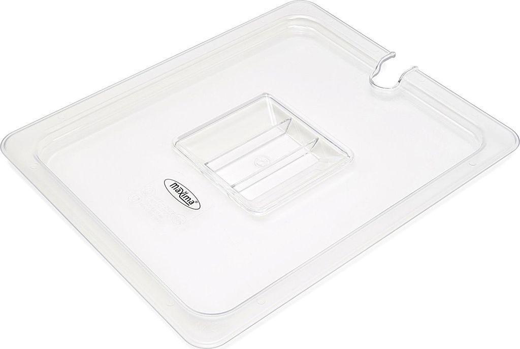 Maxima - Gastro Gastronormdeckel - 1/2 GN - Polycarbonat - mit Pause