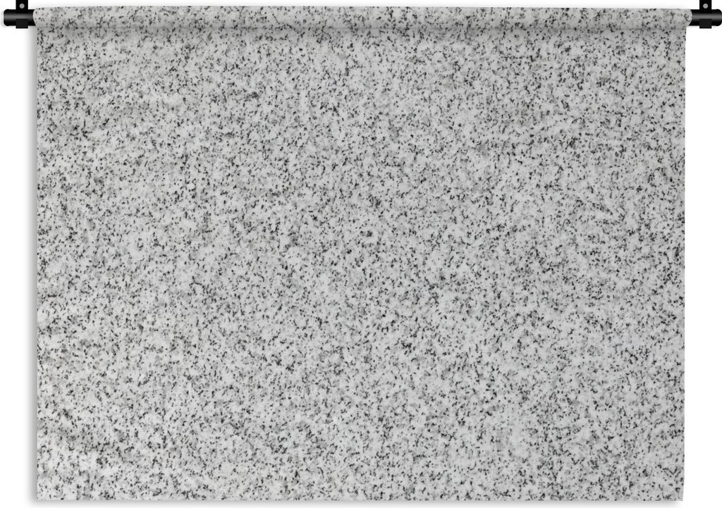 MuchoWow Wandteppich Wandbehang Granit - Schwarz - Weiß - Gemustert - Grau 60x45 cm Tapisserie Dekoration Wandtuch - Das Schlafzimmer