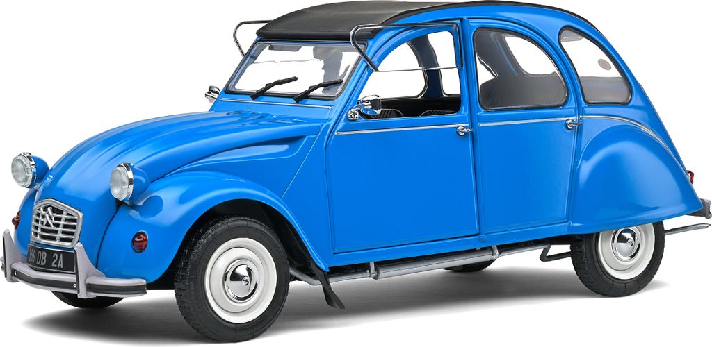 Citroen 2CV6 blau Petrol - 1:18 Solido Modellauto Metall - Produktbild 