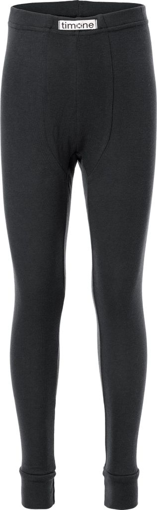 Timone Jungen Lange Unterhose TI30-128 ((2er Pack) Schwarz/Weiß, 146)