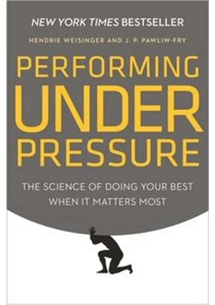 Performing Under Pressure : Améliorez vos performances au travail