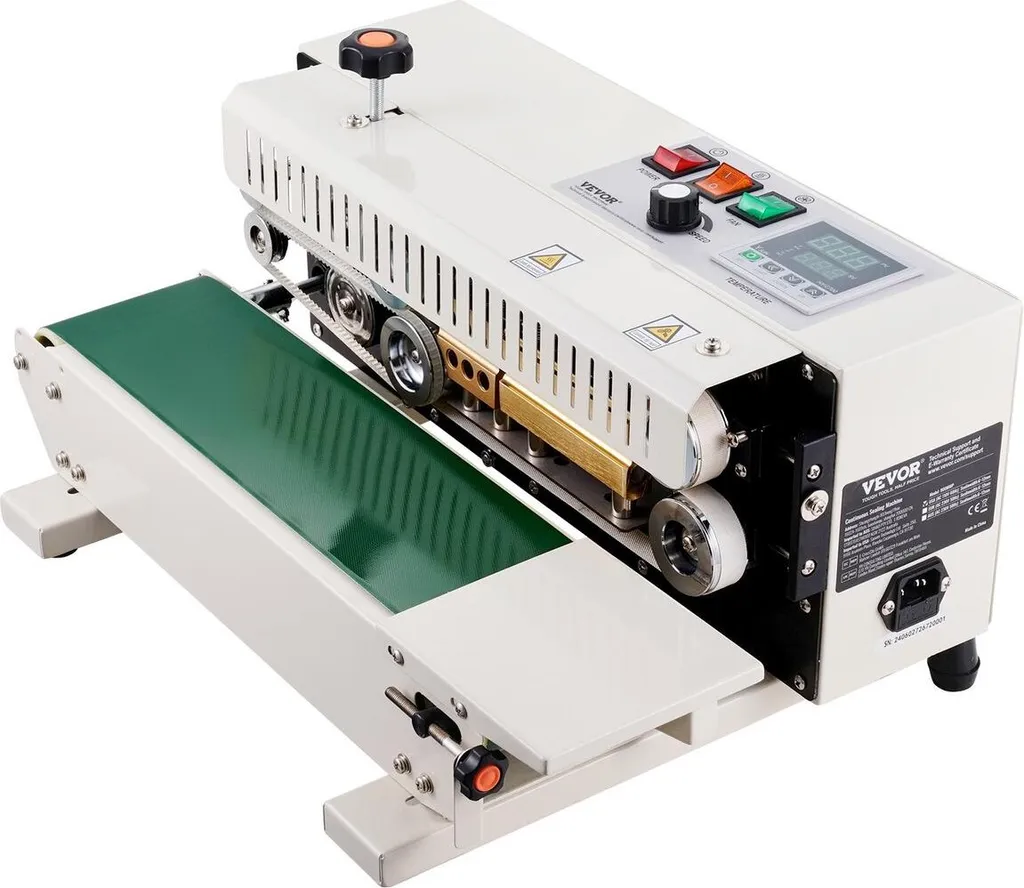 Machine à sceller les bandes de sacs pour cadence industrielle 12m