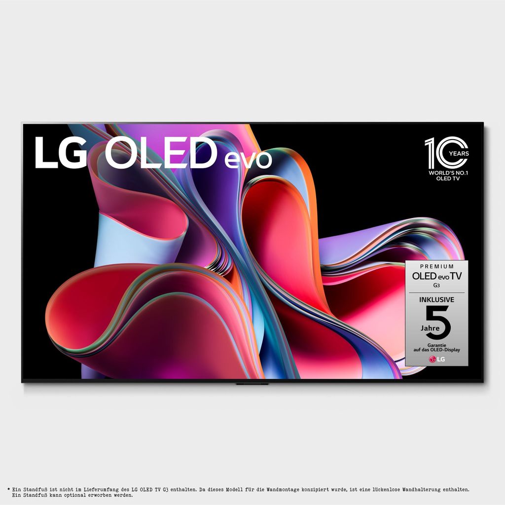 LG OLED83G39 4K-Fernseher HDR 3.840 x 2.160 Pixel 83 Produktbild