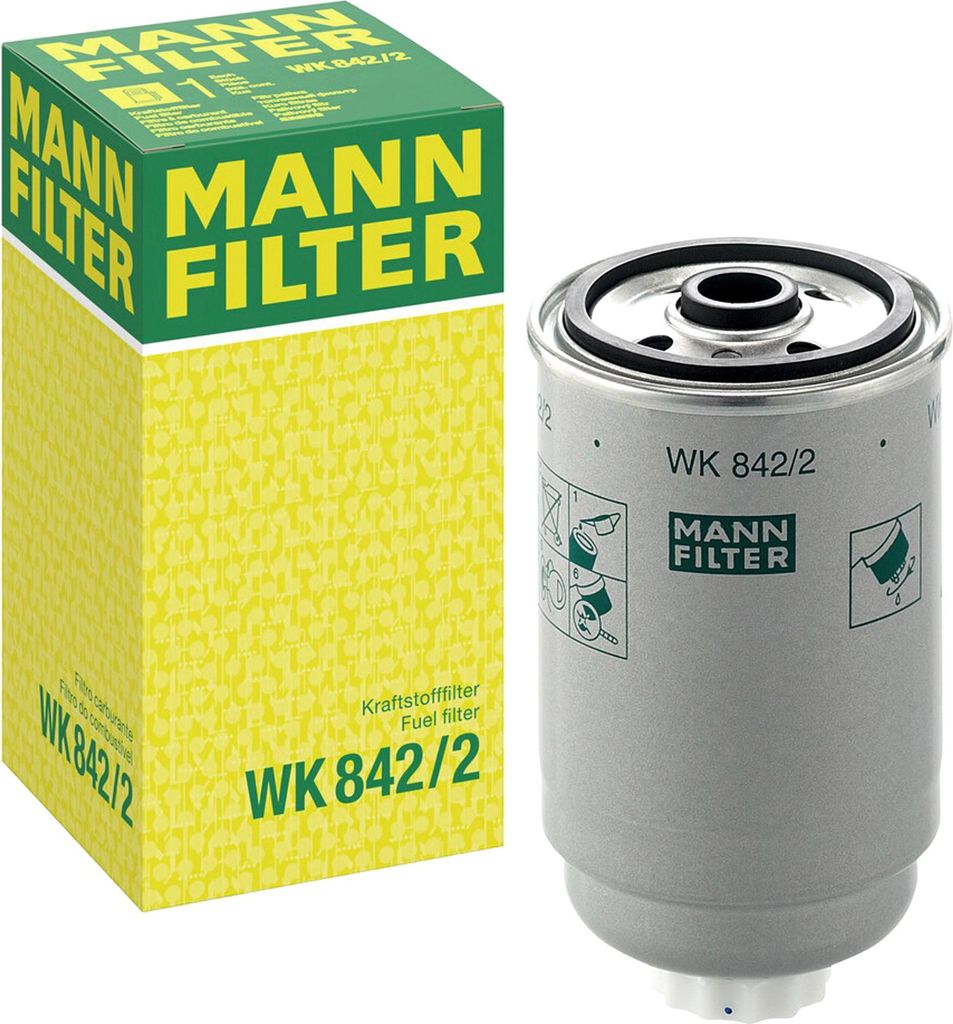 Kraftstofffilter MANN-FILTER WK 842/2 für VW TRANSPORTER Produktbild 