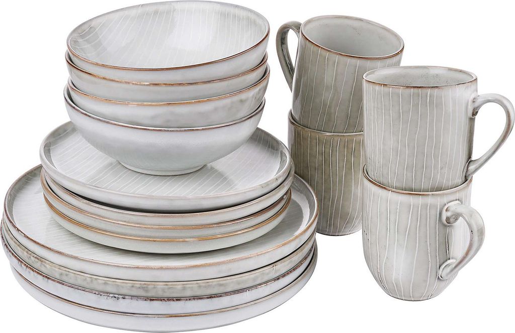 BUTLERS Geschirr-Set HENLEY 16-teilig Produktbild 