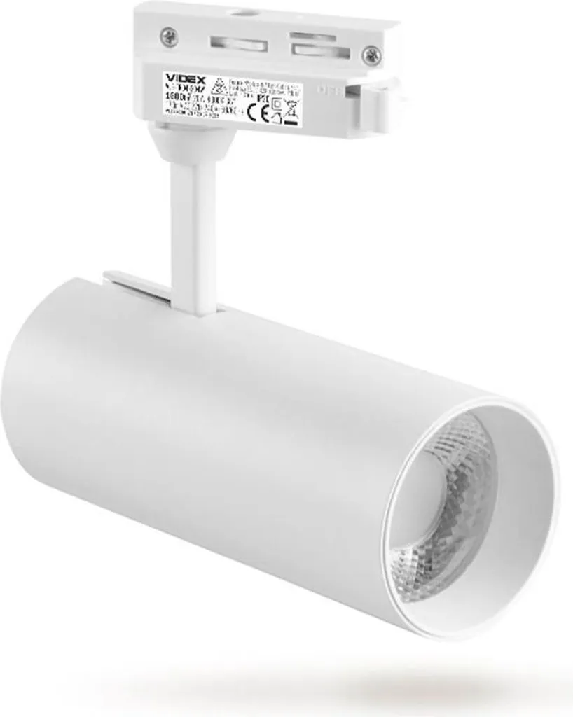 Projecteur Éclairage LED sur Rail VIDEX TOR 10W Blanc Orientable