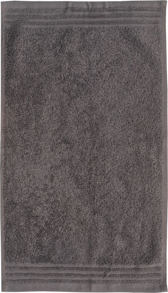 Gästetuch - Anthrazit - Baumwolle - 30 x 50 cm Produktbild 