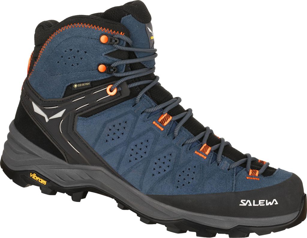 Salewa MS ALP TRAINER 2 MID GTX Herren Wanderschuhe Trekkingschuhe High blau NEU 46