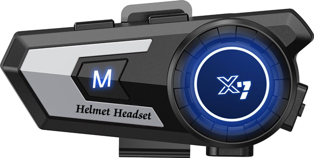 Motorrad Helm Bluetooth Headset Helm BT Headset Wasserdichtes universelles Kommunikationssystem fuer ATV Dirt Bike Motorrad Helm Sprechanlage Gegen...