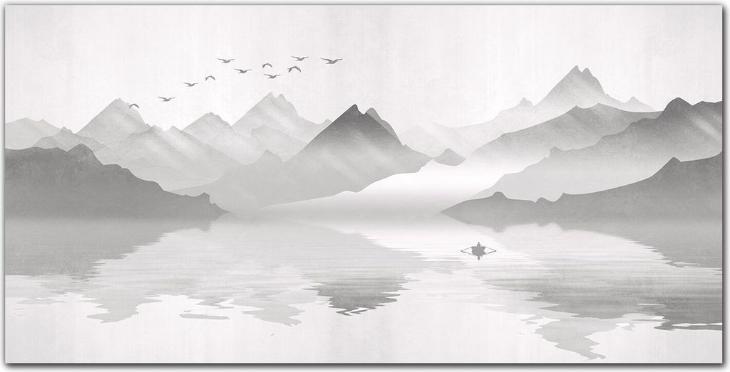 Coloray Bild aus Acryl 140 cm x 70 cm - Wohnzimmer Bild auf Acrylglas Wanddekoration Gehärtetes Acryl Dekoration Küche - Seeberg Vogel