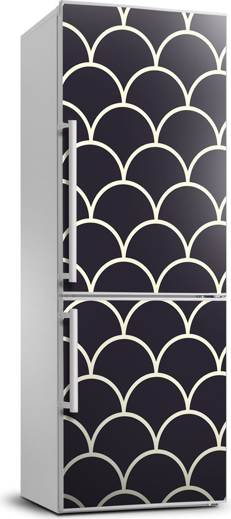 Tulup Kühlschrankdekoration - 70x190 cm - Aufkleber auf dem Kühlschrank - Fischschuppen