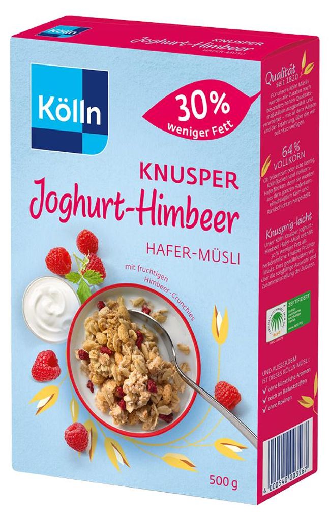 Kölln müsli chrumkavé jogurtovo-malinové, 500g Obrázok produktu 
