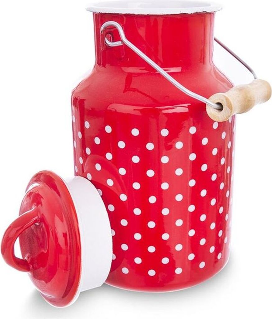 Orion Kanne Milchkanne emailliert retro 2l Produktbild 4