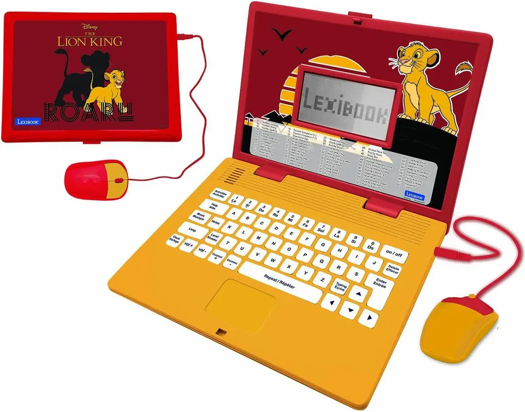Ordinateur éducatif bilingue Roi Lion pour éviter les écrans de mobile