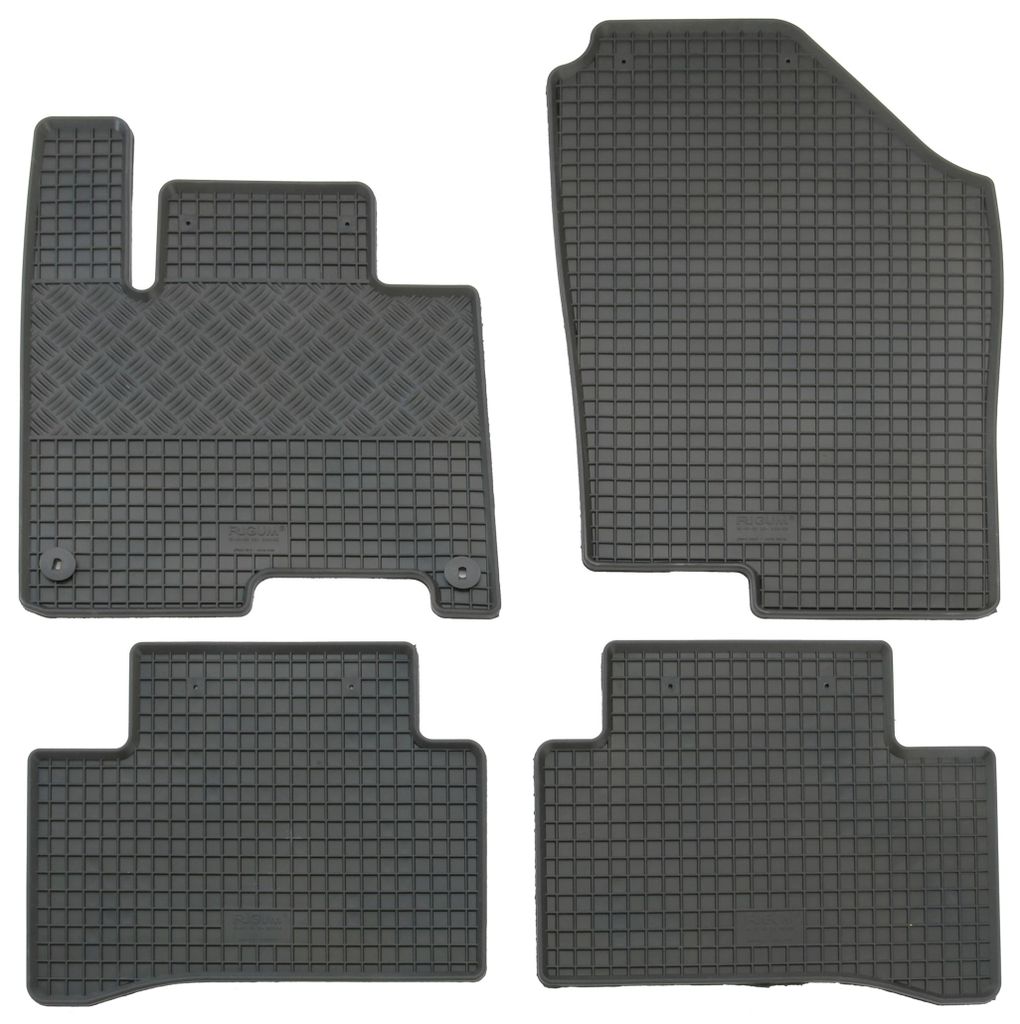 Gummifußmatten Set 4-teilig für Kia Sportage 5 NQ (2021-, inkl MHEV), schwarz