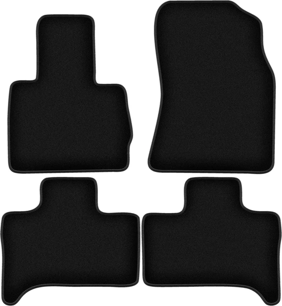 J&J AUTOMOTIVE Tappeti Auto Su Misura Per BMW X5 E53 2000-2006: Set 4 Pezzi In Velluto, Antiscivolo E Fonoassorbenti - 4