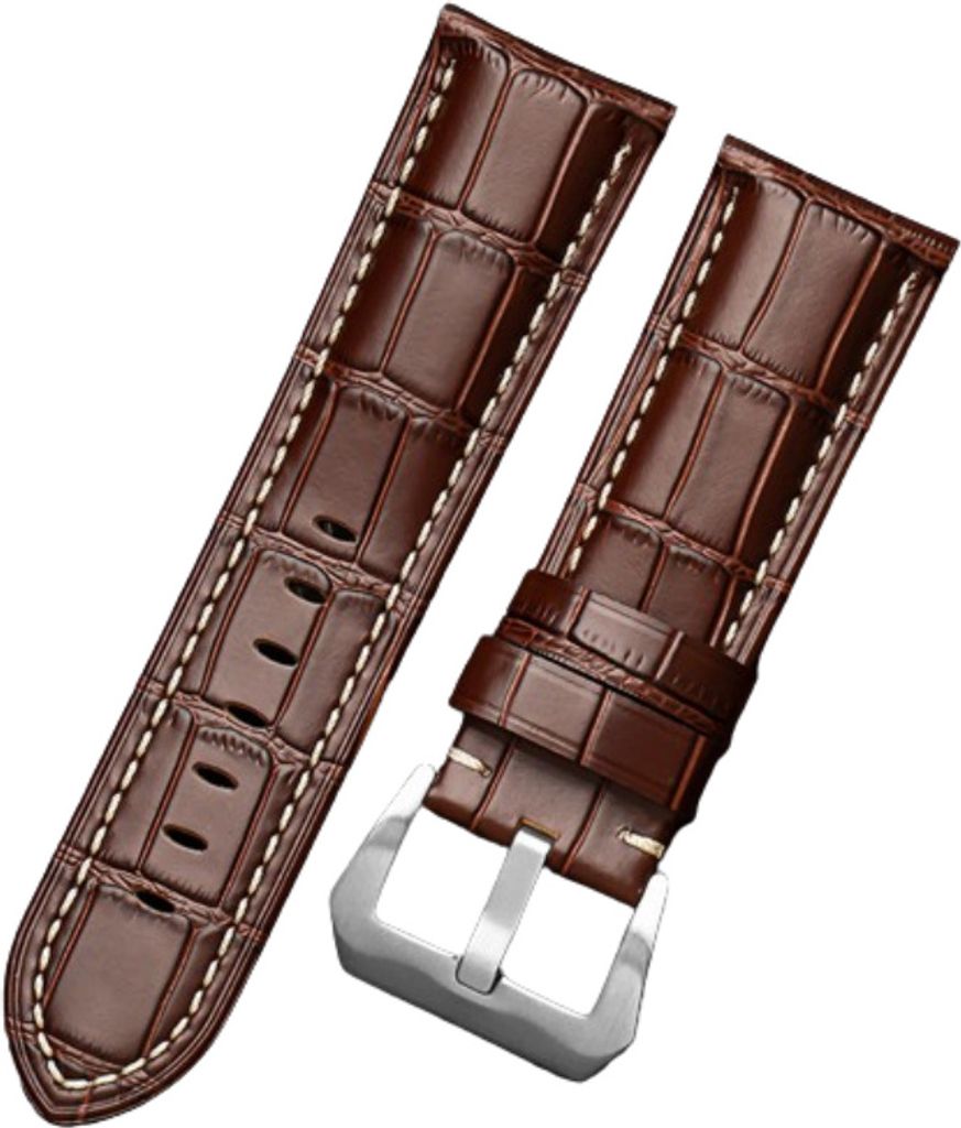 INF Ersatzarmband für Panerai Luminor Braun 26 mm