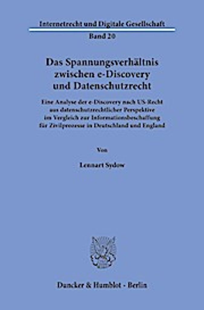Das Spannungsverhältnis zwischen e-Discovery und Datenschutzrecht.
