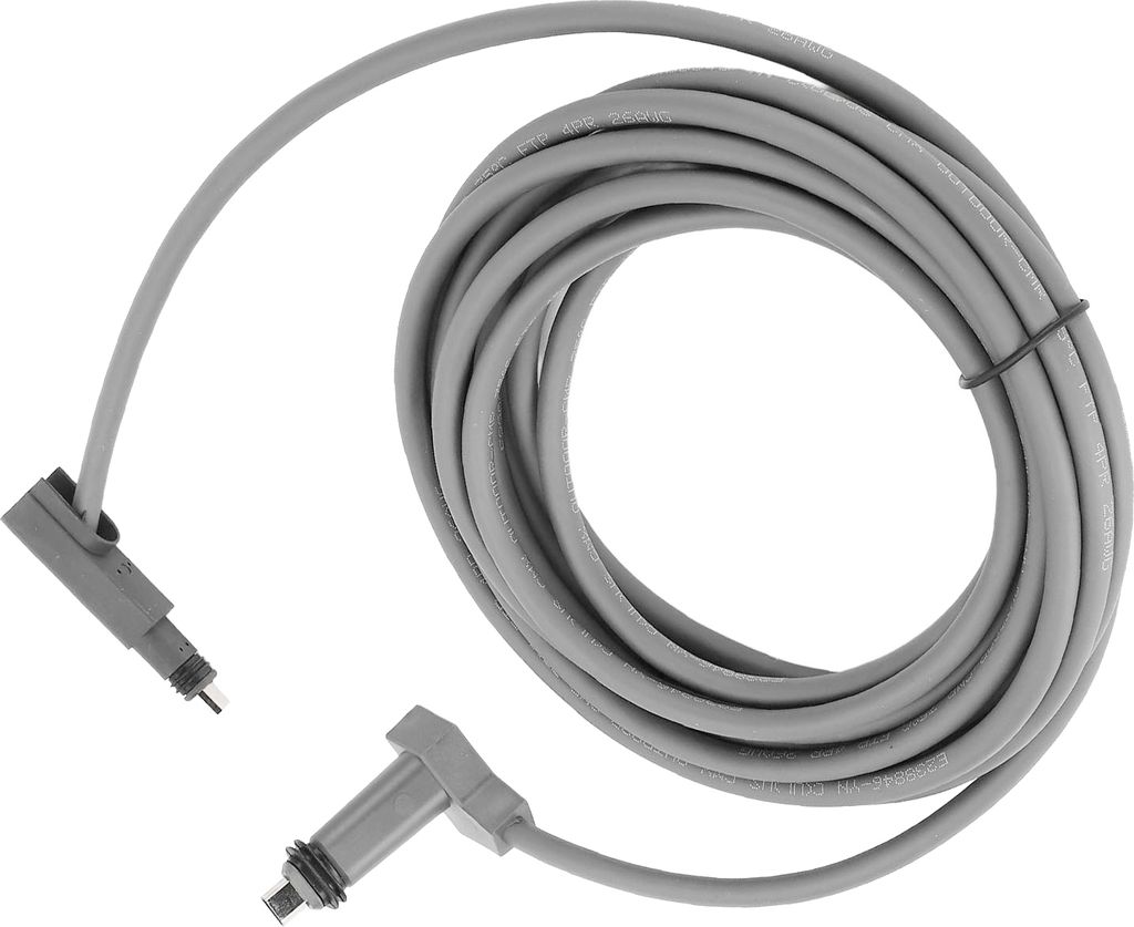 30 Voet / 9,14 M V2 Lange kabel, Internet Kit-satelliet, Rechthoekige Satellietvervangingskabel, Multifunctionele Grijze Kleur voor draad