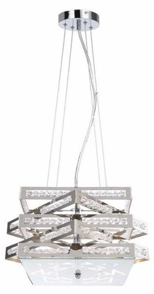 Suspension Marcella chromée : illuminez vos grands espaces avec G9