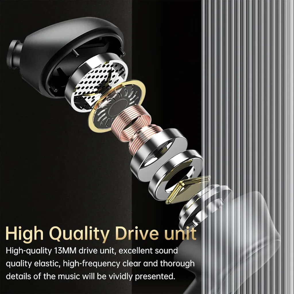 Cuffie Bluetooth ANC con Touch Screen - Audio Premium Wireless In-Ear - 6