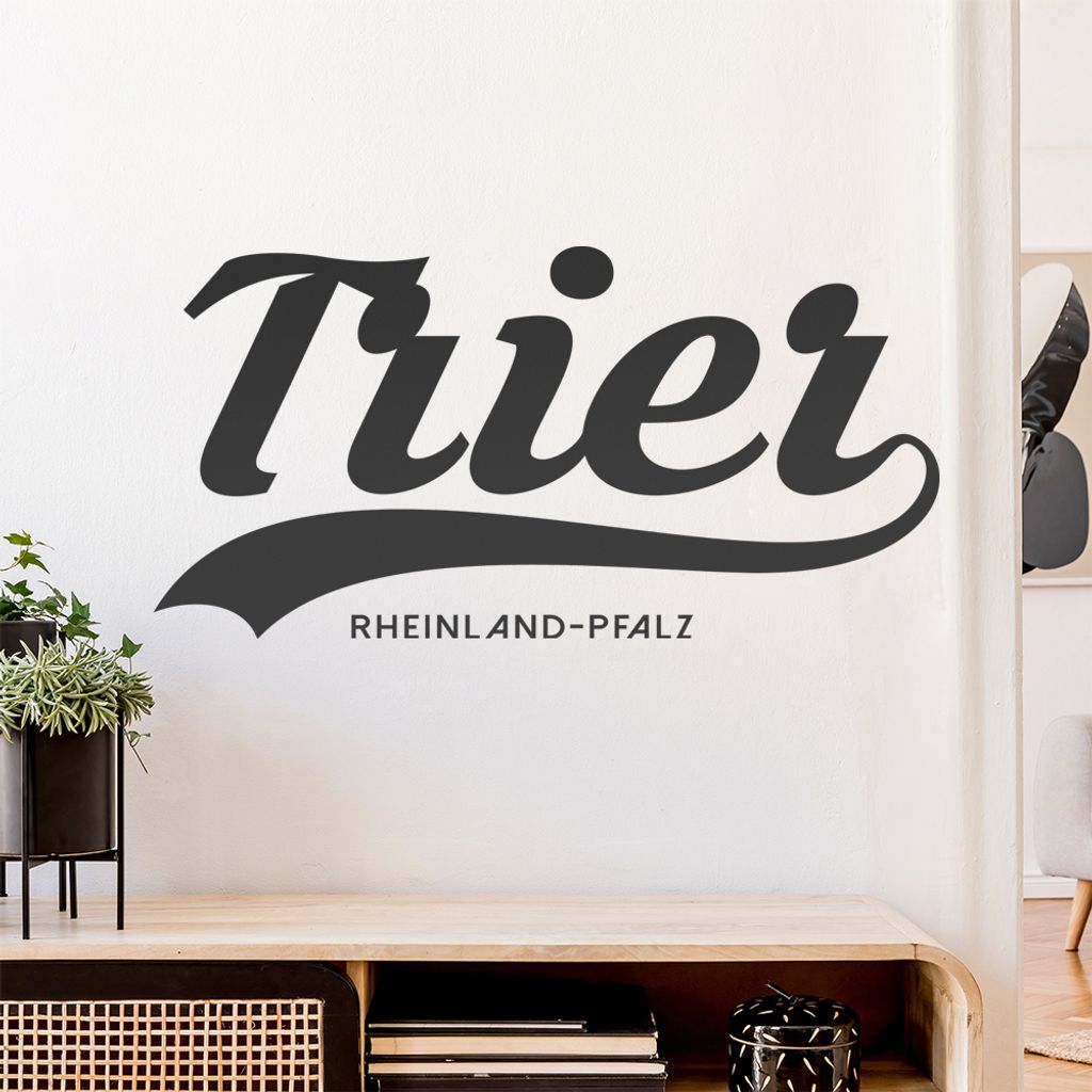 Trier Rheinland-Pfalz Wandtattoo Wandaufkleber Wall Sticker - Dekoration, Küche, Wohnzimmer, Schlafzimmer, Badezimmer