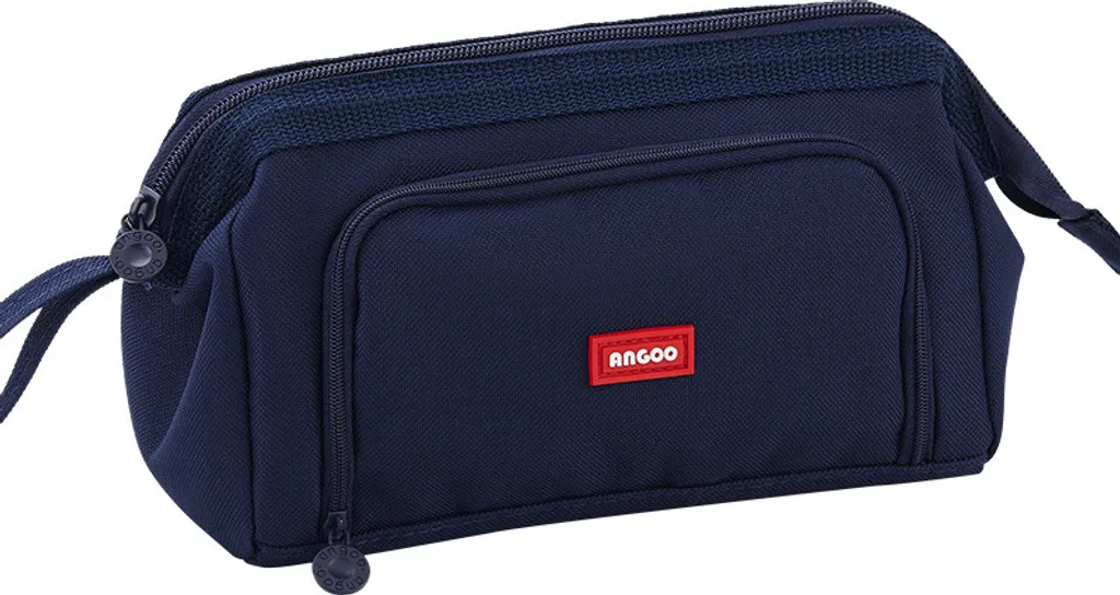 Astuccio Scuola Grande Capacità Blu Navy: Resistente e Capiente