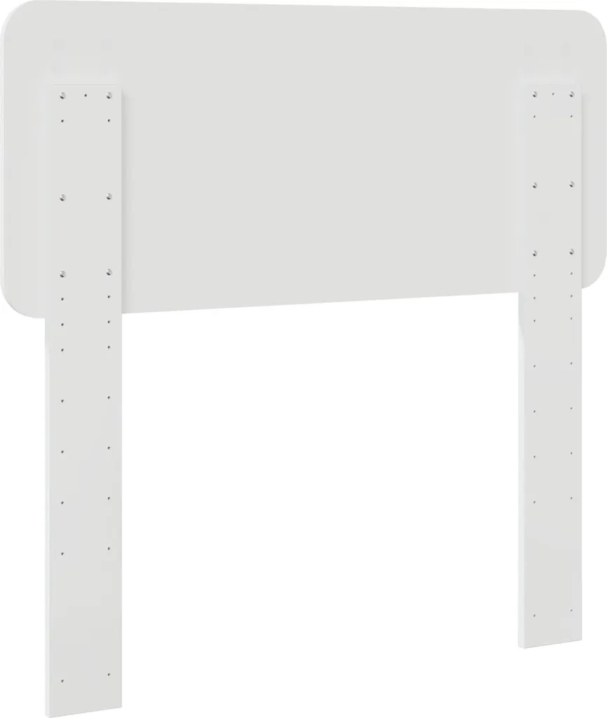Testiera Letto 75cm Bianco Lucido Design Lineare - Arredo Notte