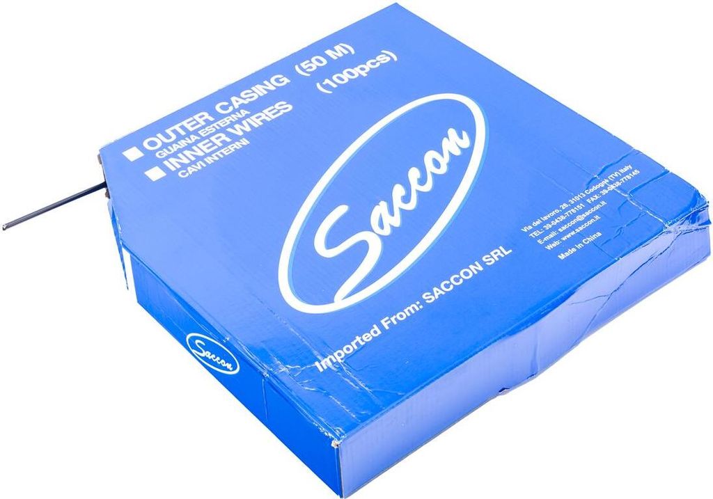 Pancerz linki hamulca fi 5 mm czarny 50 mb SACCON  BOX Zdjęcie produktu 