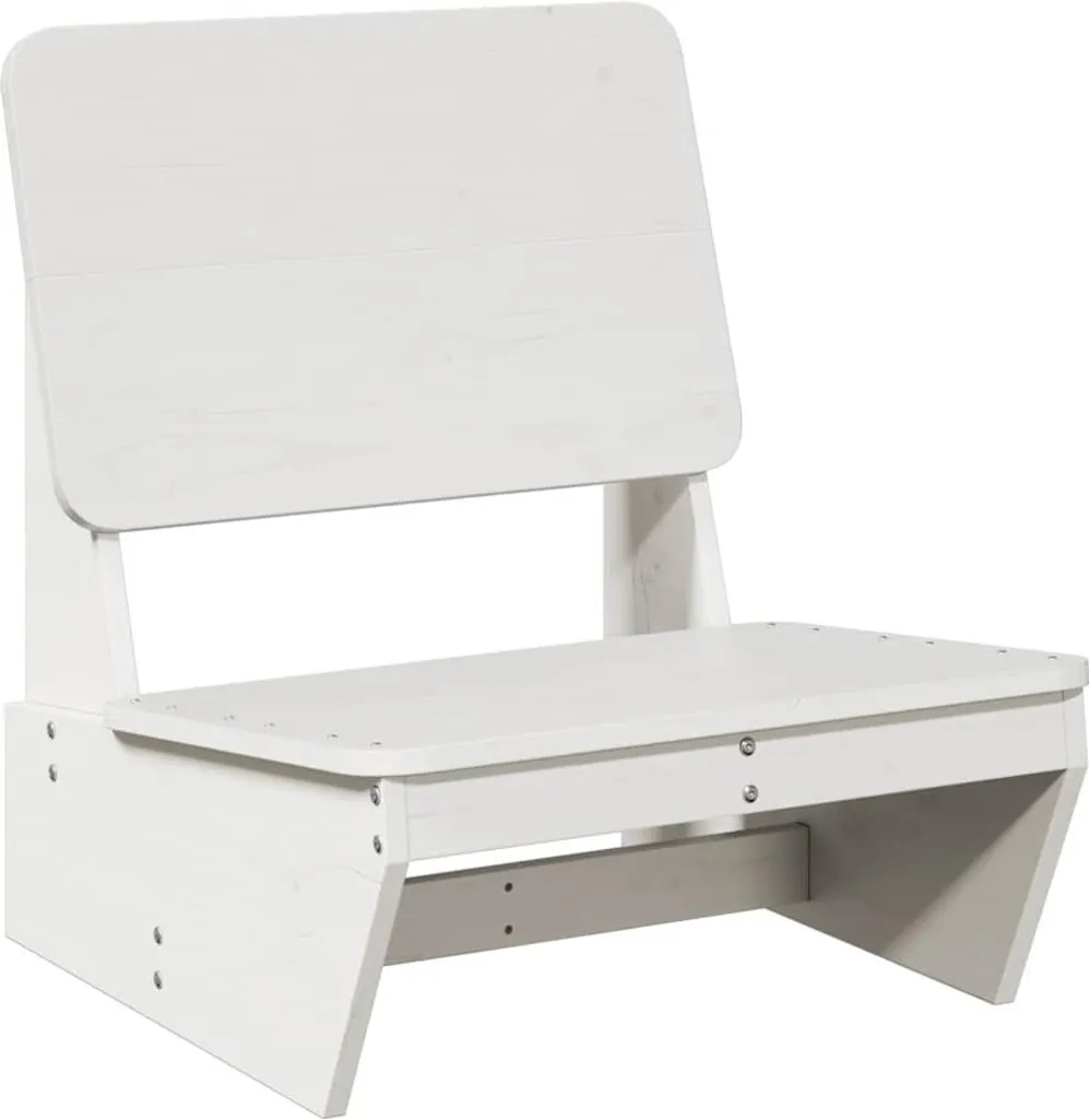 Sedia Esterno vidaXL Bianca 60x64x70,5 cm Legno Massiccio | Qualità