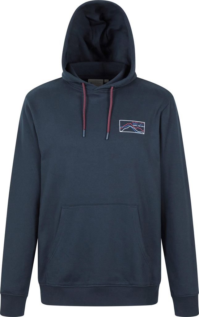 Mountain Warehouse - "3 Peaks" Kapuzenpullover für Herren MW2370 (XS) (Dunkelblau)