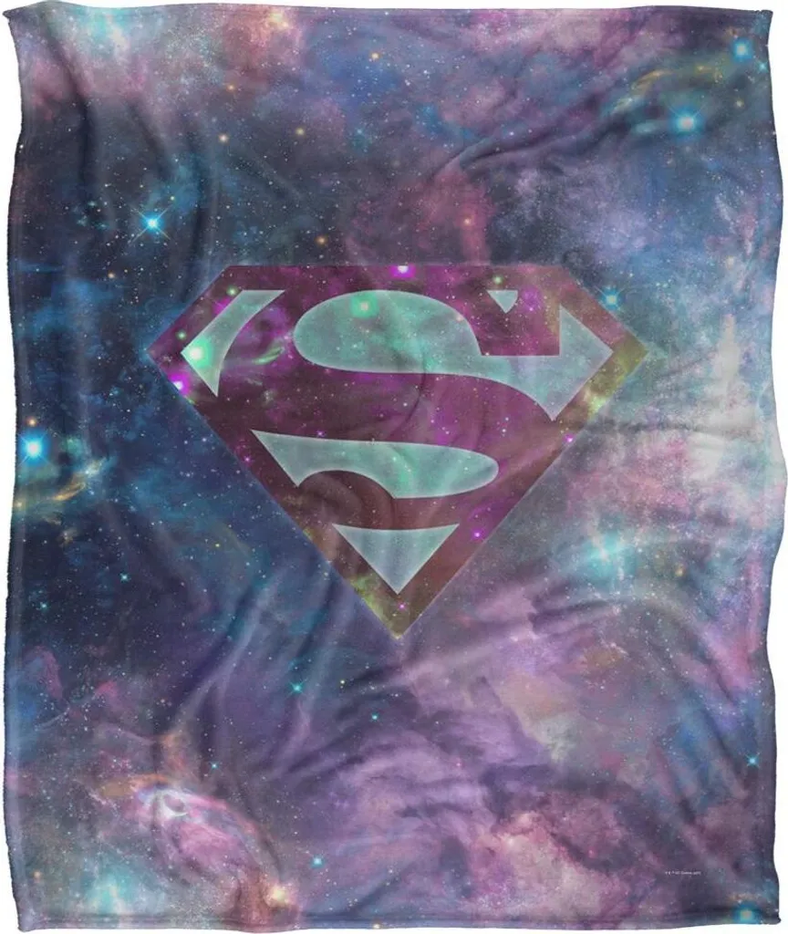 Couverture Superman Espace Multicolore TV18532 en Matière Douce 120x150