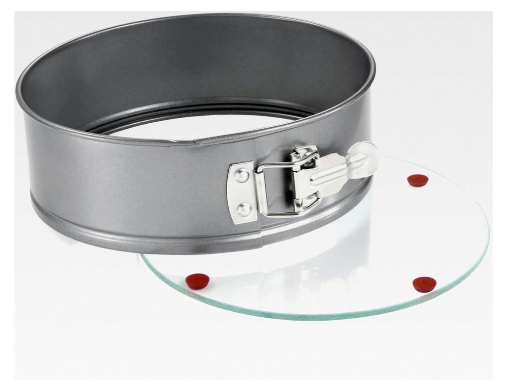 Springform DELÍCIA ø 20 cm, mit Glasboden, Silber