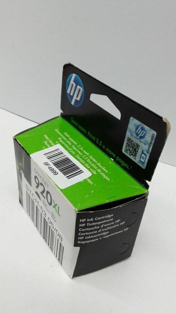 HP 920XL Schwarz Original Tintenpatrone mit hoher Produktbild 