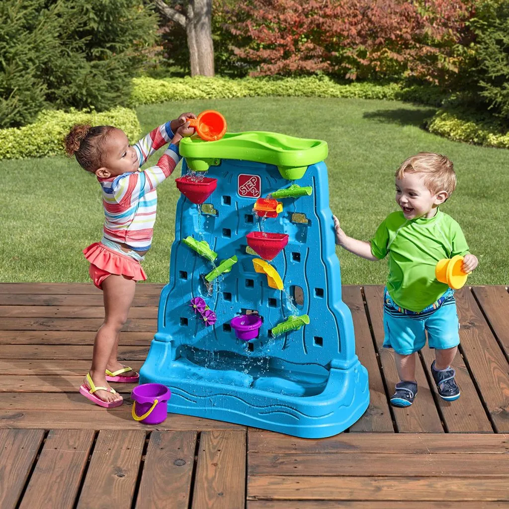 Mur d'eau Step2 Little Explorer avec 13 accessoires et parcours modulable - 9