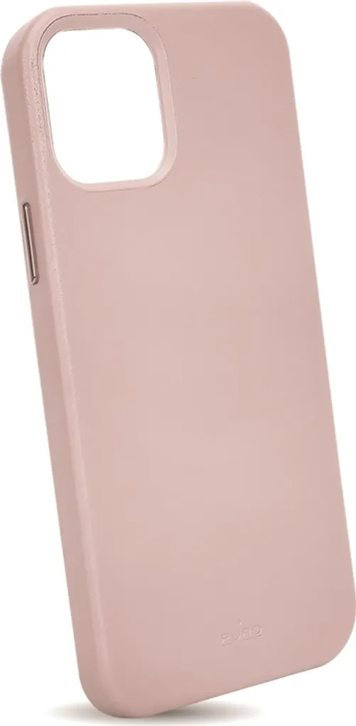 Doupi UltraSlim Custodia Sottile Per IPhone 12 Mini 5,4" - Semi Trasparente Opaca Rosa, Protezione Antigraffio