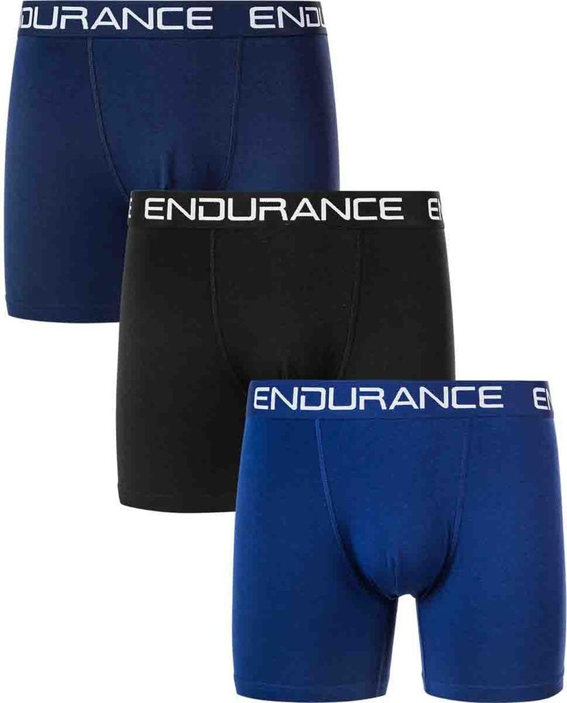 ENDURANCE Køhler Bamboo Boxershorts 3-pack Herren Unterhosen blau S
