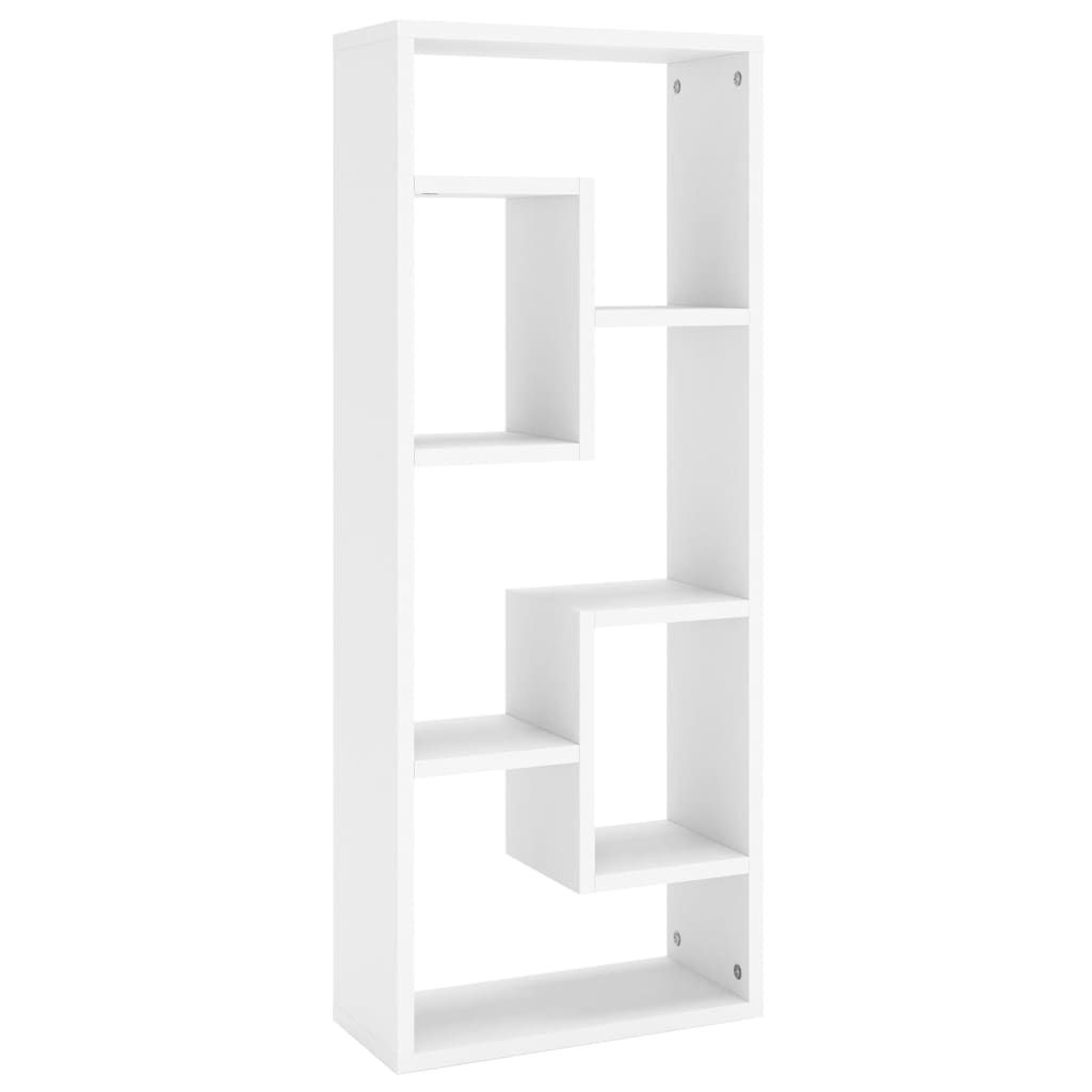vidaXL Nástenná polica biela 36x16x90 cm Materiál drevo Obrázok produktu 