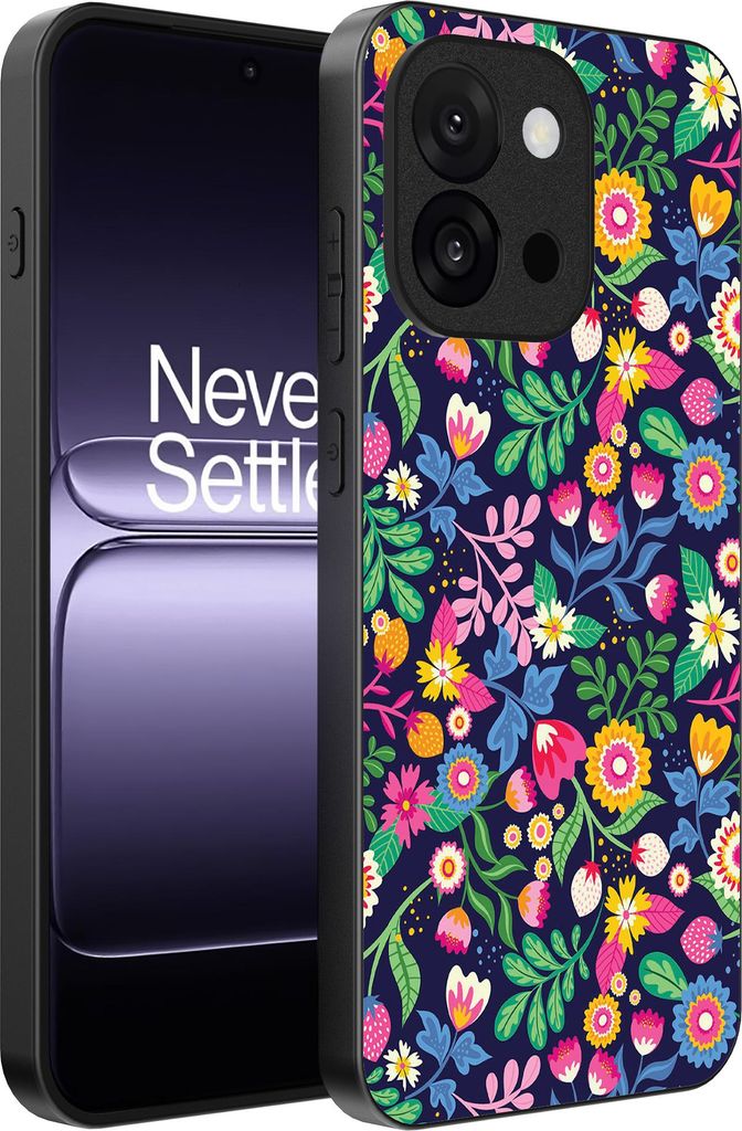 Smartphonica Telefon Fall geeignet für OnePlus 13T mit Blumendruck - TPU zurück Abdeckung Fall Blumendesign